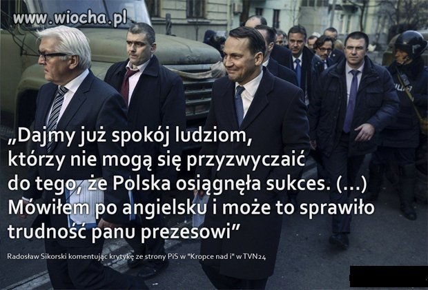 Mistrz ciętej riposty...