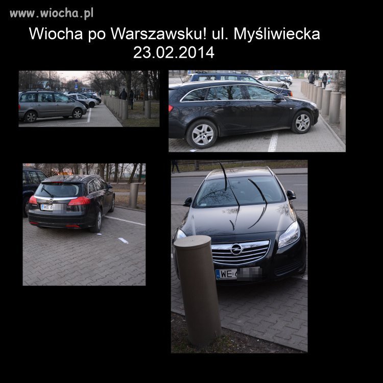 Ja na chodniku, ludzie po trawniku...