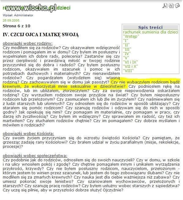 Rachunek sumienia dla dzieci