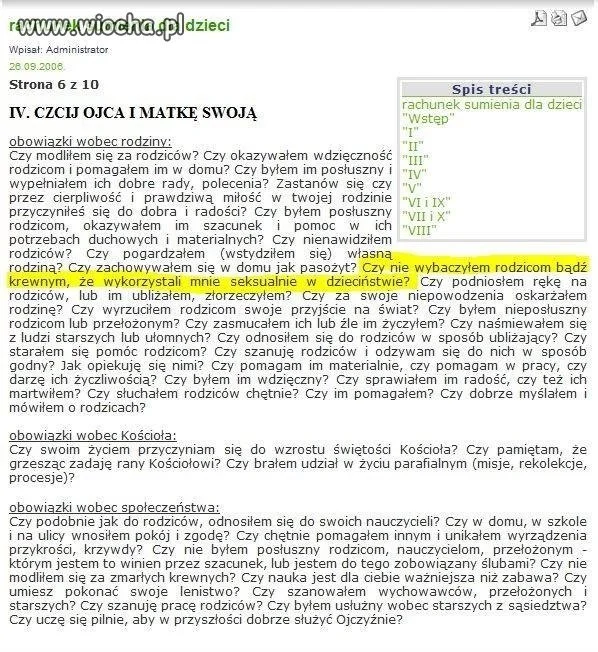 Rachunek sumienia dla dzieci