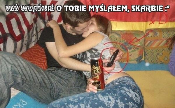 Skupiony chłopak...