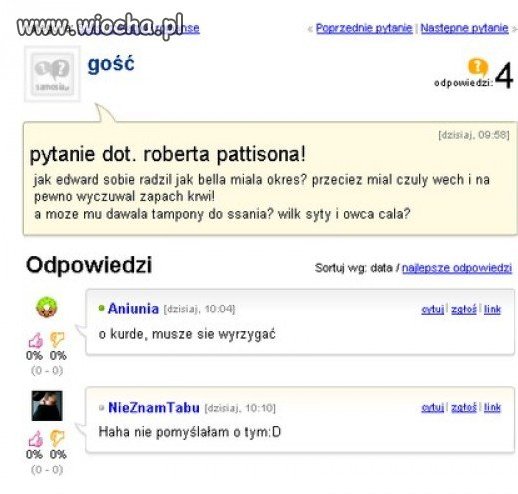 Pytanie nastolatki
