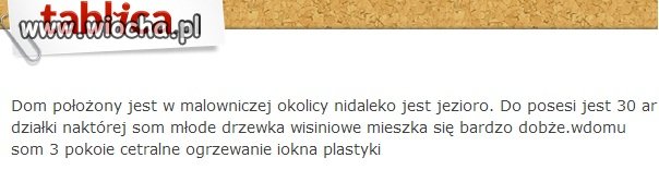 Ogłoszenie roku - "dobże"