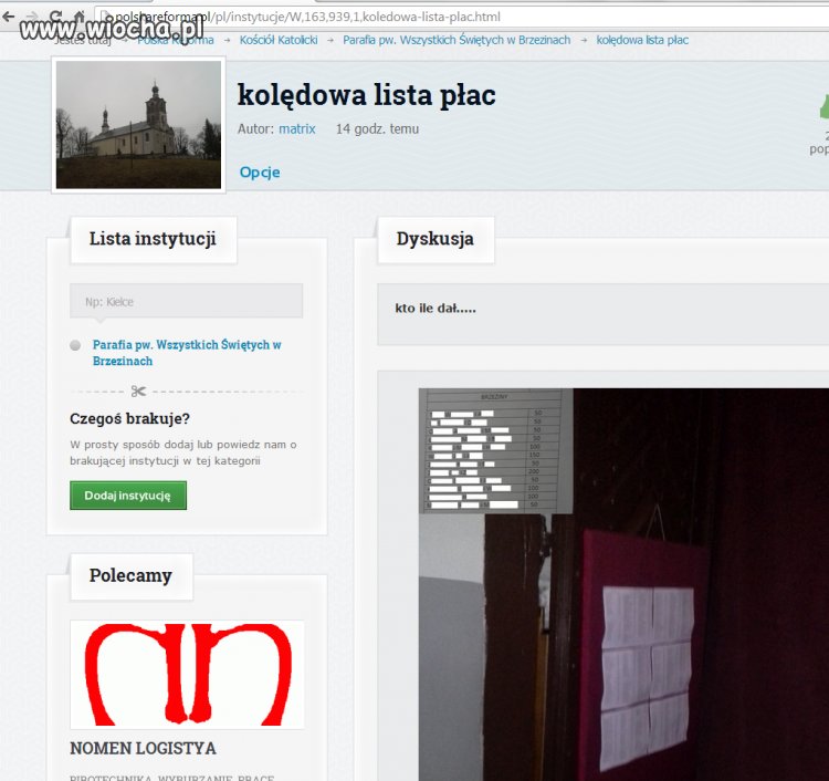 Kolędowa lista płac