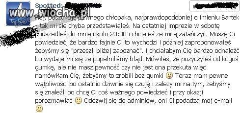 Nie mieli pewności czy gumka przekuta