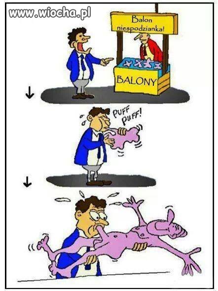 Balon niespodzianka