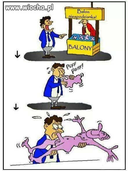 Balon niespodzianka
