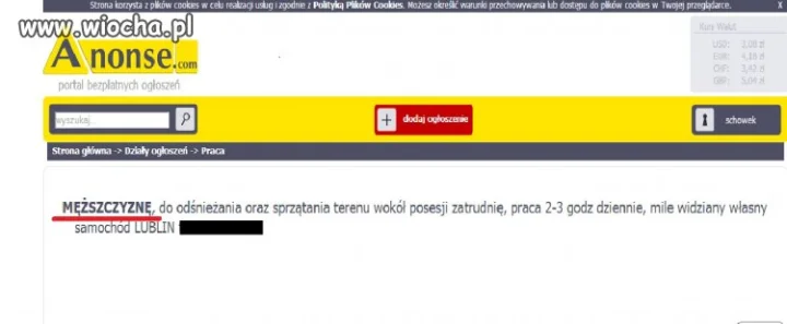 Męższczyzna poszukiwany!!!