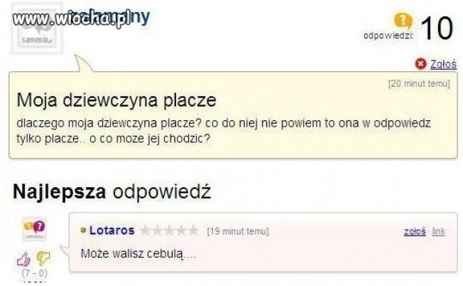 Dlaczego moja dziewczyna płacze???
