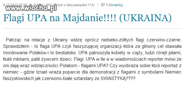 NIE ZGADZAM SIĘ NA ŻADNĄ POMOC DLA UKRAINY!!!