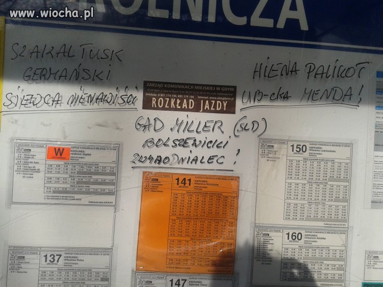 Znalezione na przystanku