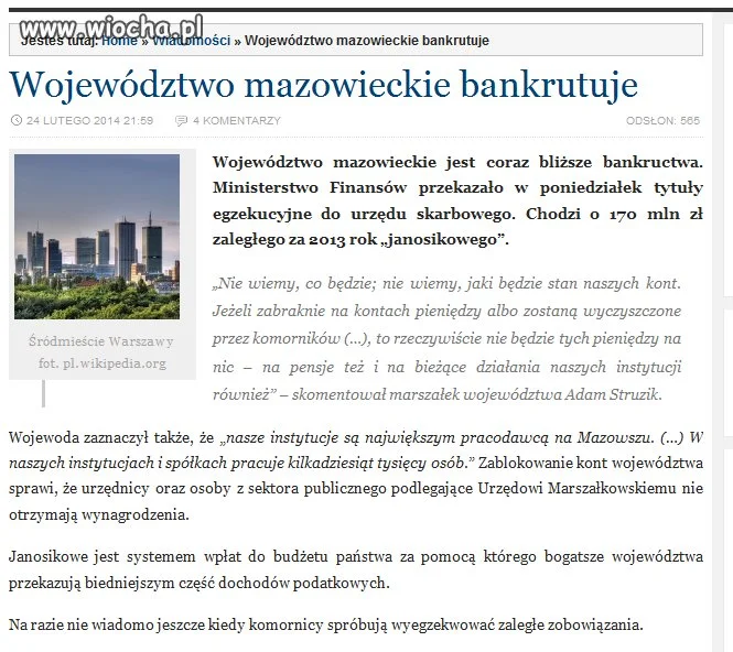 Polskie media nie mają czasu mówić 