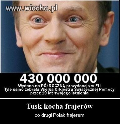 Tusk się bawi