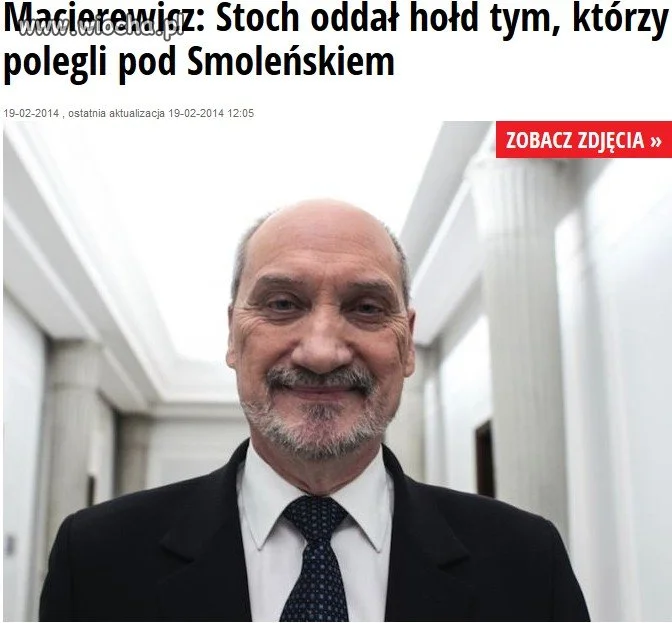 Ten człowiek ma obsesję na punkcie  Smoleńska
