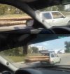 Tak się wozi drewno w Rosji.