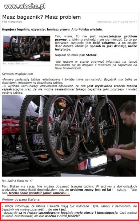 Masz bagażnik? Masz problem.