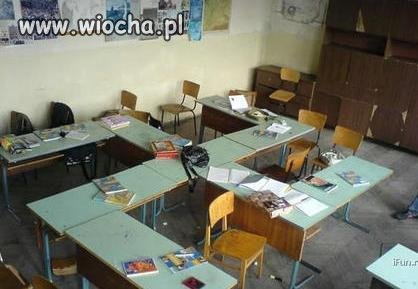 Nie zostawiaj uczniów samych w klasie 