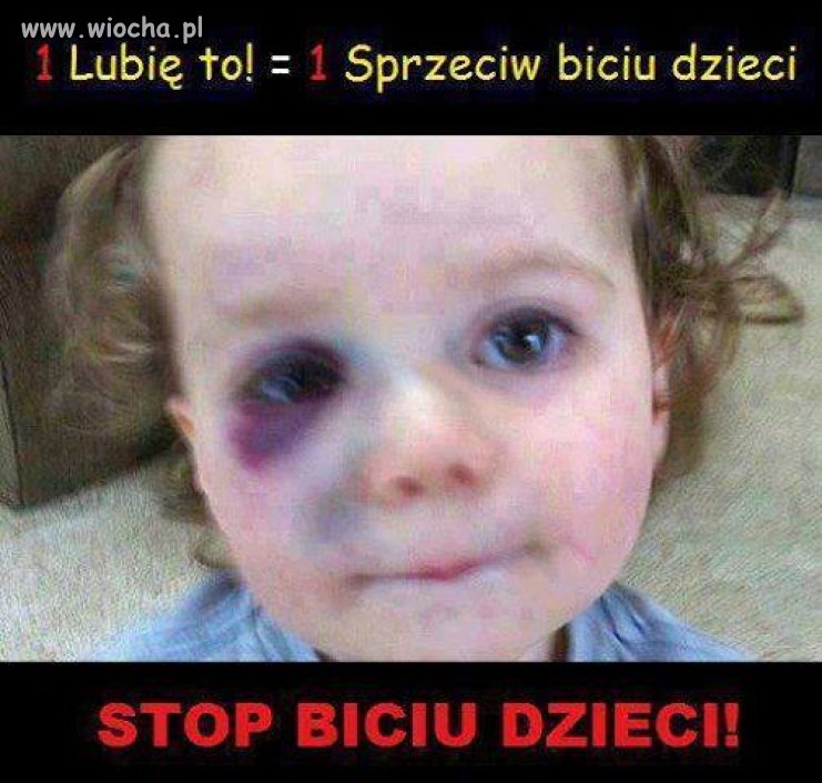 Tak fajsbookowicze walczą z przemocą wobec dzieci.