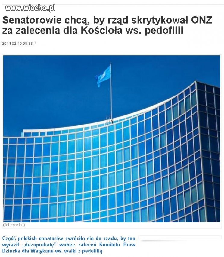 Polscy senatorowie nie chcą walki z pedofilią !!!