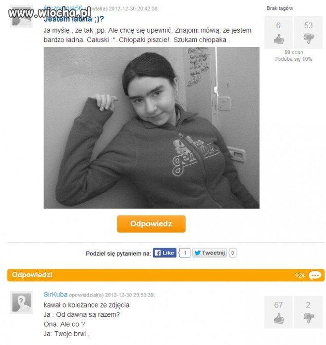 Jestem ładna?