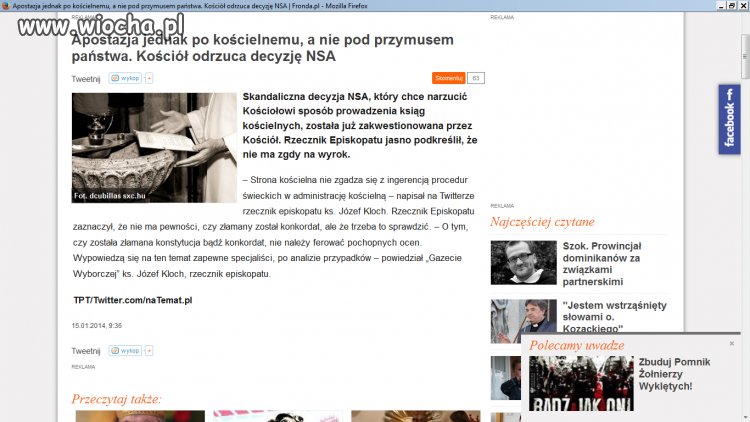 Nawet występując z kościoła katolickiego