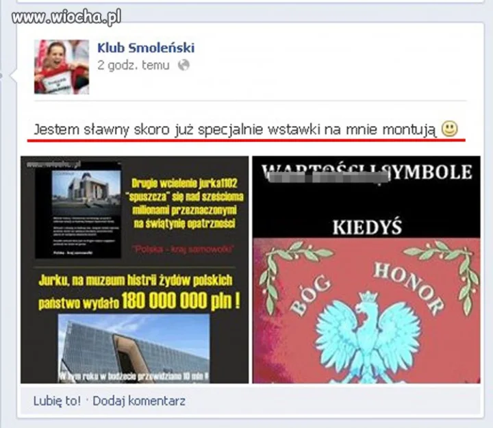 Samozachwyt sięgnął absurdu...