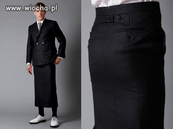Wizytowa spódnica dla mężczyzn?!