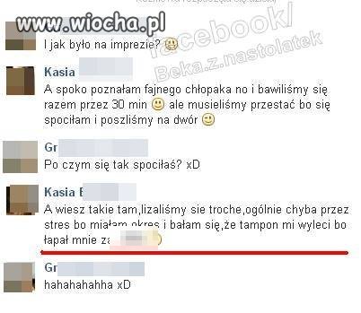 Luźny Tampon.