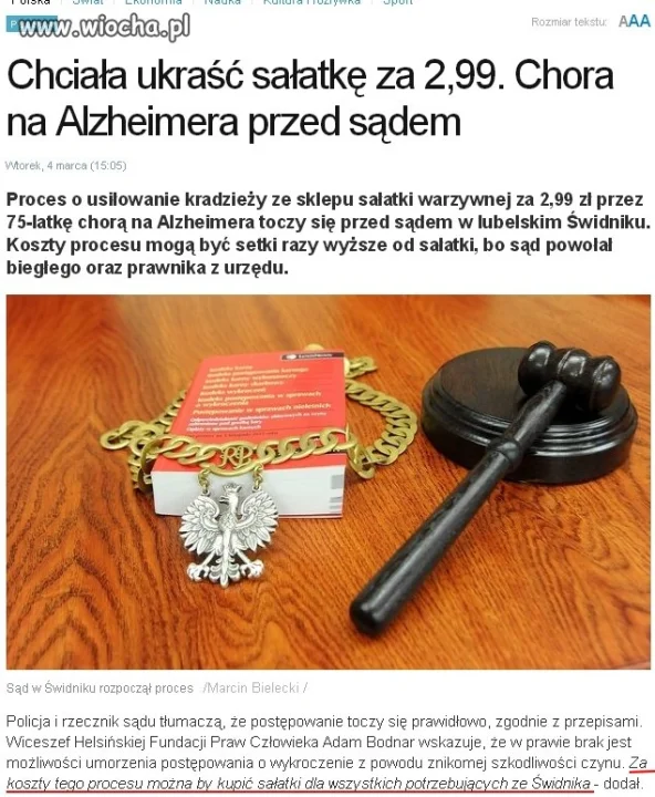 Polski "Wymiar Sprawiedliwości "...