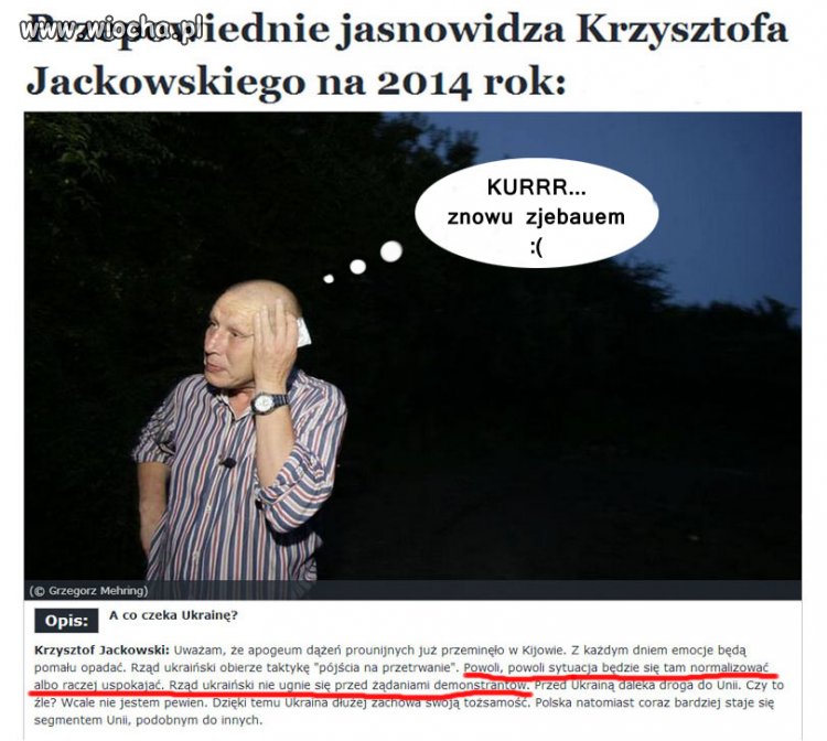 Wielce Szanowny Panie Jasnowidzu...