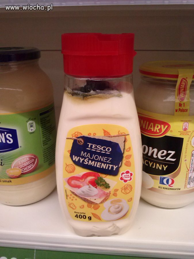 Majonez z wkładką - Tesco - najlepsza jakość