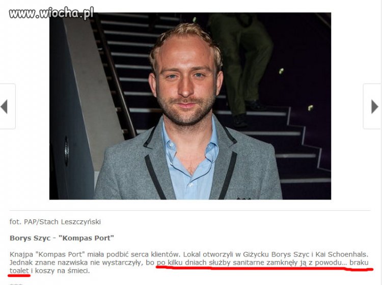 Gość pewnie myślał, że gawiedź na jego widok...