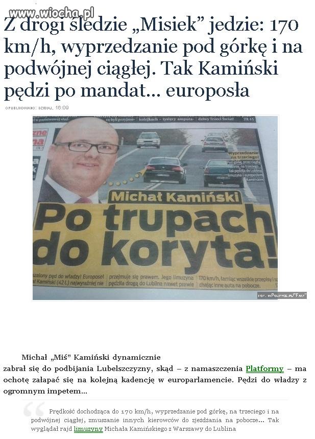 Kandydat Platformy Obywatelskiej do Europarlamentu