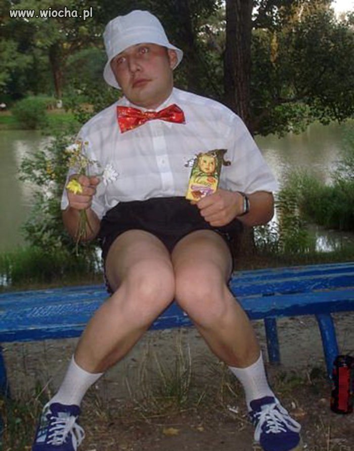 Na wczasach.
