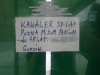 Ogłoszonko na przystanku autobusowym