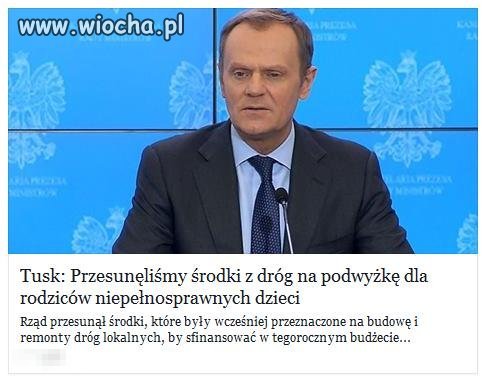 Czyli teraz nam dróg nie zbudujesz