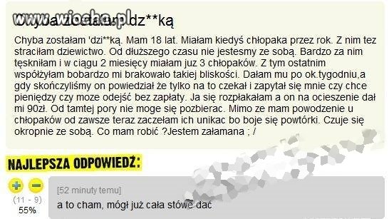 Chyba zostałam dziwką ...