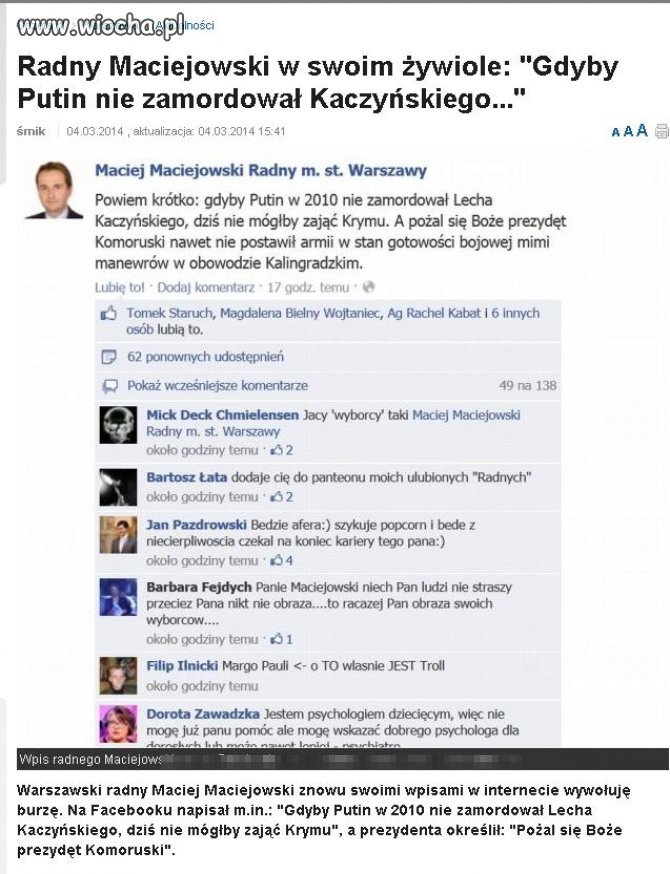 Radny...skąd się tacy biorą...
