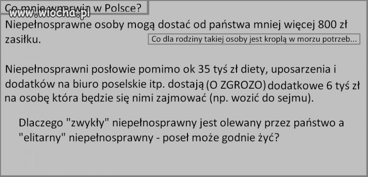 Tak się traktuje ludzi w kraju.