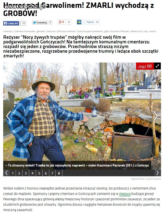 Umarli z grobów wychodzą