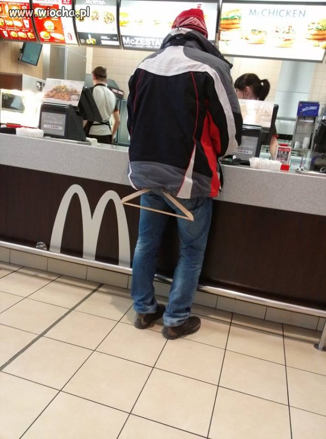 MC Wieszak w MC Donaldzie