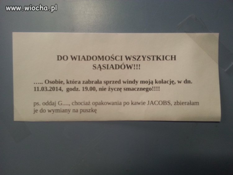 Do wiadomości ...