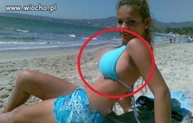 Jakaś krzywa ta plaża...