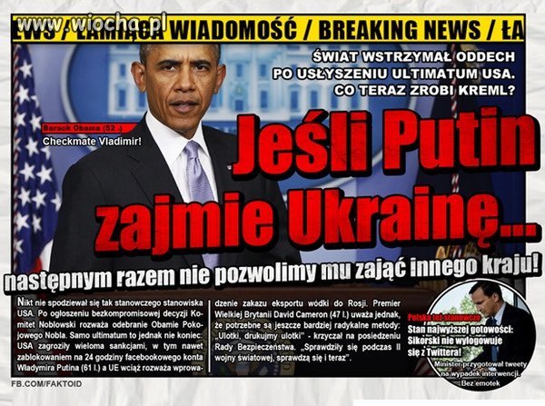 Stanowcze ultimatum USA