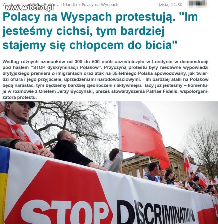 W UK to potrafią protestować!