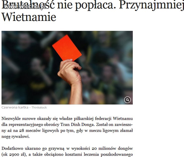 Dyskwalifikacja za brutalność 