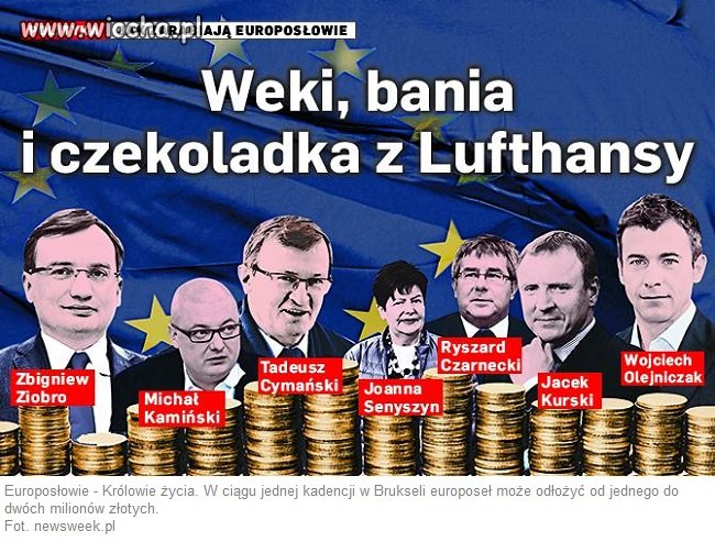 Polscy Europosłowie nie płacą w Polsce podatków.