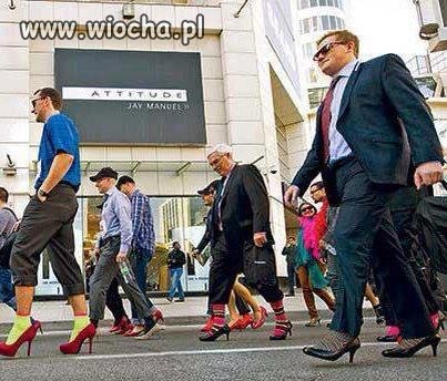 Oni też chcą chodzić w szpilkach?