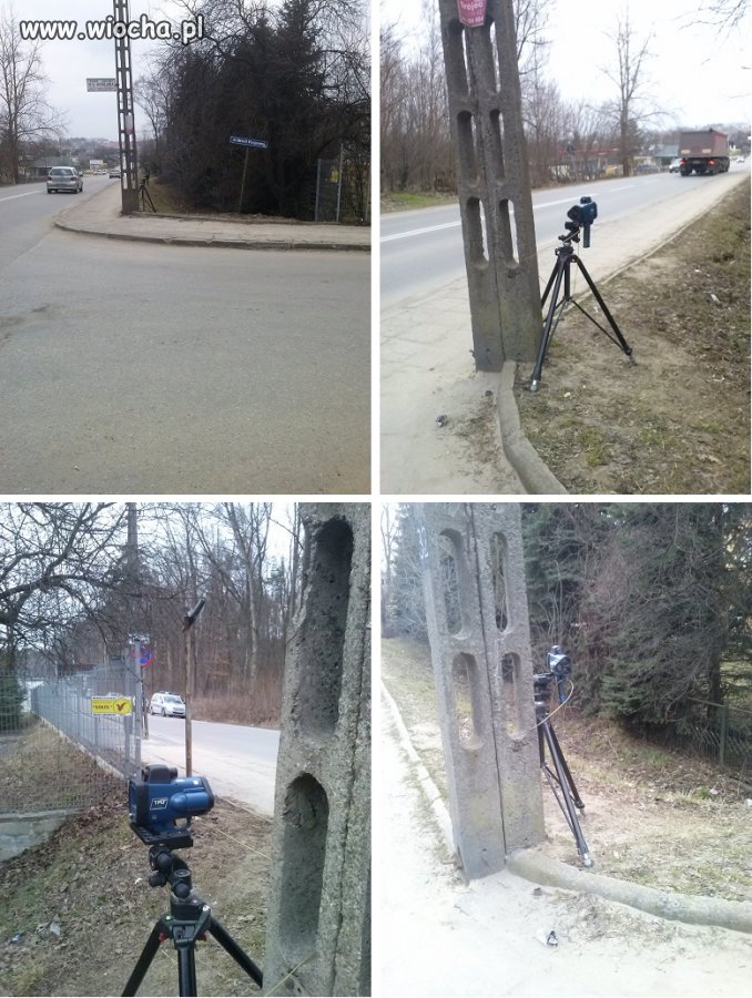 Tak się stawia fotoradar w Mogielnicy!
