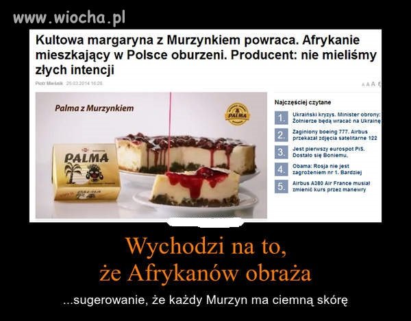 I jak tu upiec ,,murzynka''?